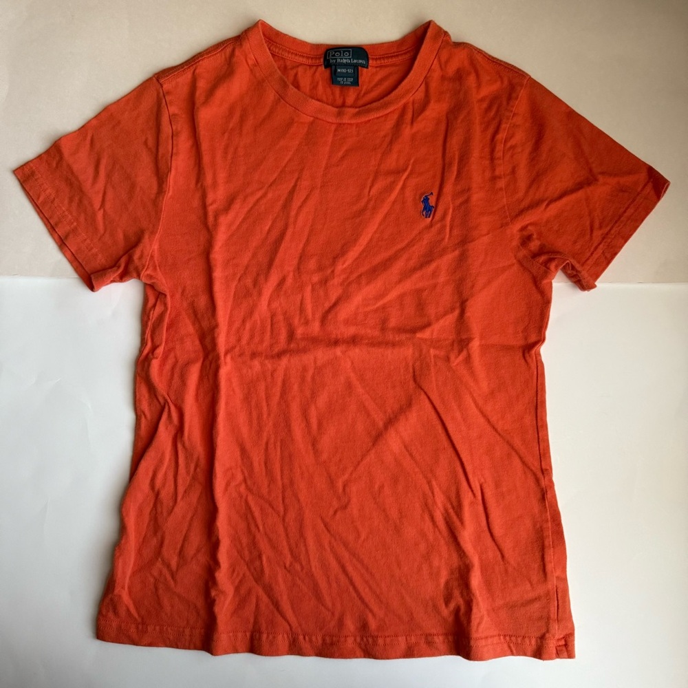 Polo by Ralph Lauren Boys Orange T-Shirt - Size Medium (10-12) (Used)